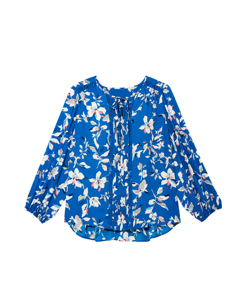 Front of plus size Jessamy Peasant Blouse by Prescott New York | Dia&Co | dia_product_style_image_id:133071